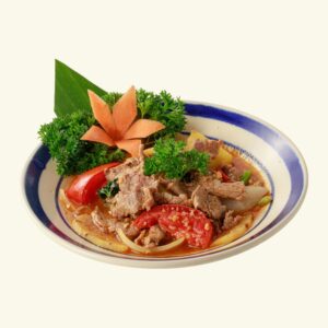 Bò xào thơm cà