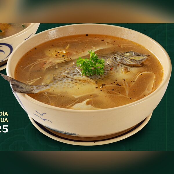 Spinefoot Fish Soup with Sour Bamboo Shoots