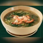 Canh hoa chuối nấu tôm, trìa