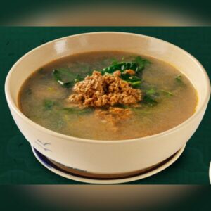 Canh rau tập tàng nấu riêu cua