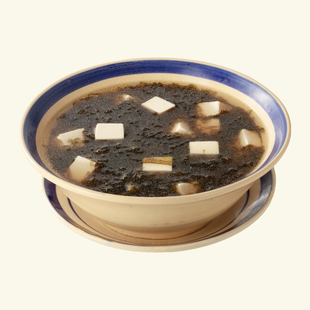 Canh rong biển nấu đậu phụ