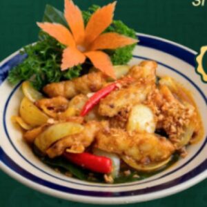 Chả mực chiên ớt