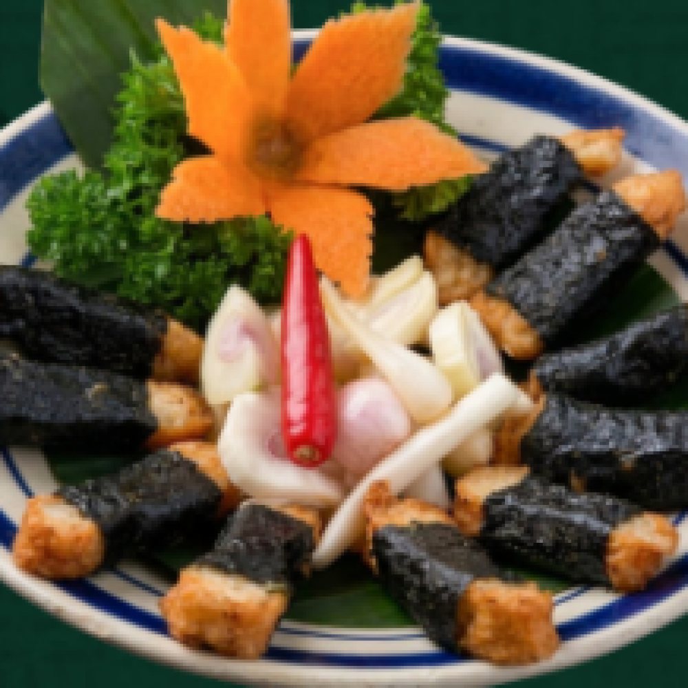 Chả mực cuộn rong biển
