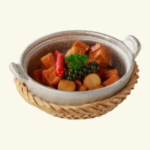 Đậu phụ nấm kho tộ