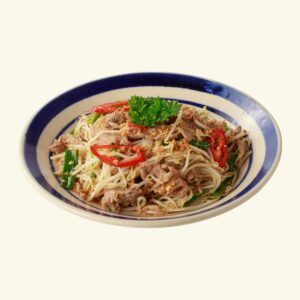 Gầu bò xào giá