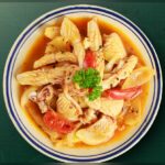 Mực xào thơm cà