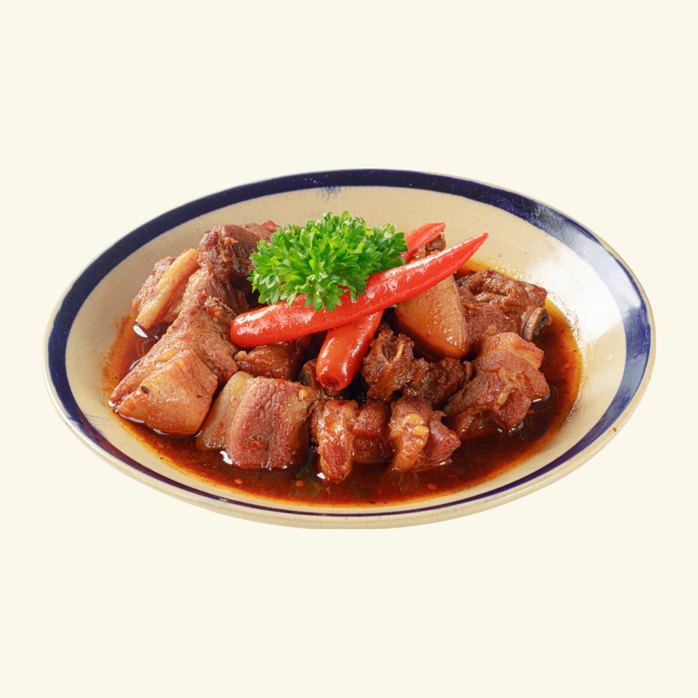 Sườn heo rim tỏi ớt